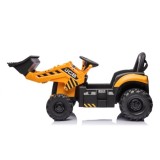 JOKO Elektrický Traktor JCB s naberačkou + diaľkové ovládanie 2,4Ghz, žltý