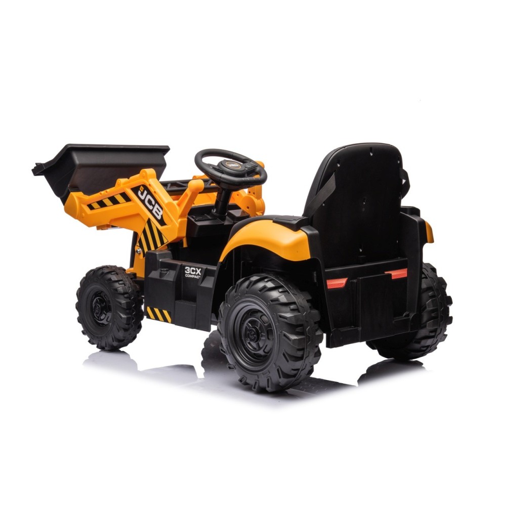 JOKO Elektrický Traktor JCB s naberačkou + diaľkové ovládanie 2,4Ghz, žltý