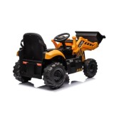 JOKO Elektrický Traktor JCB s naberačkou + diaľkové ovládanie 2,4Ghz, žltý