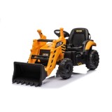 JOKO Elektrický Traktor JCB s naberačkou + diaľkové ovládanie 2,4Ghz, žltý