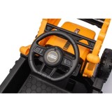 JOKO Elektrický Traktor JCB s naberačkou + diaľkové ovládanie 2,4Ghz, žltý