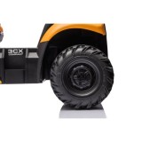 JOKO Elektrický Traktor JCB s naberačkou + diaľkové ovládanie 2,4Ghz, žltý