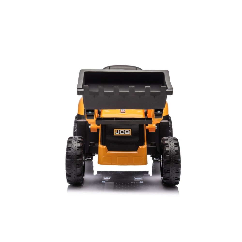 JOKO Elektrický Traktor JCB s naberačkou + diaľkové ovládanie 2,4Ghz, žltý