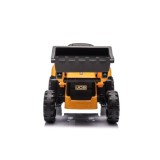 JOKO Elektrický Traktor JCB s naberačkou + diaľkové ovládanie 2,4Ghz, žltý