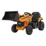 JOKO Elektrický Traktor JCB s naberačkou + diaľkové ovládanie 2,4Ghz, žltý