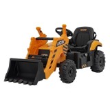 JOKO Elektrický Traktor JCB s naberačkou + diaľkové ovládanie 2,4Ghz, žltý
