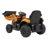 JOKO Elektrický Traktor JCB s naberačkou + diaľkové ovládanie 2,4Ghz, žltý