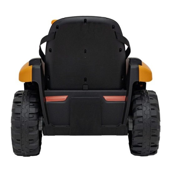 JOKO Elektrický Traktor JCB s naberačkou + diaľkové ovládanie 2,4Ghz, žltý