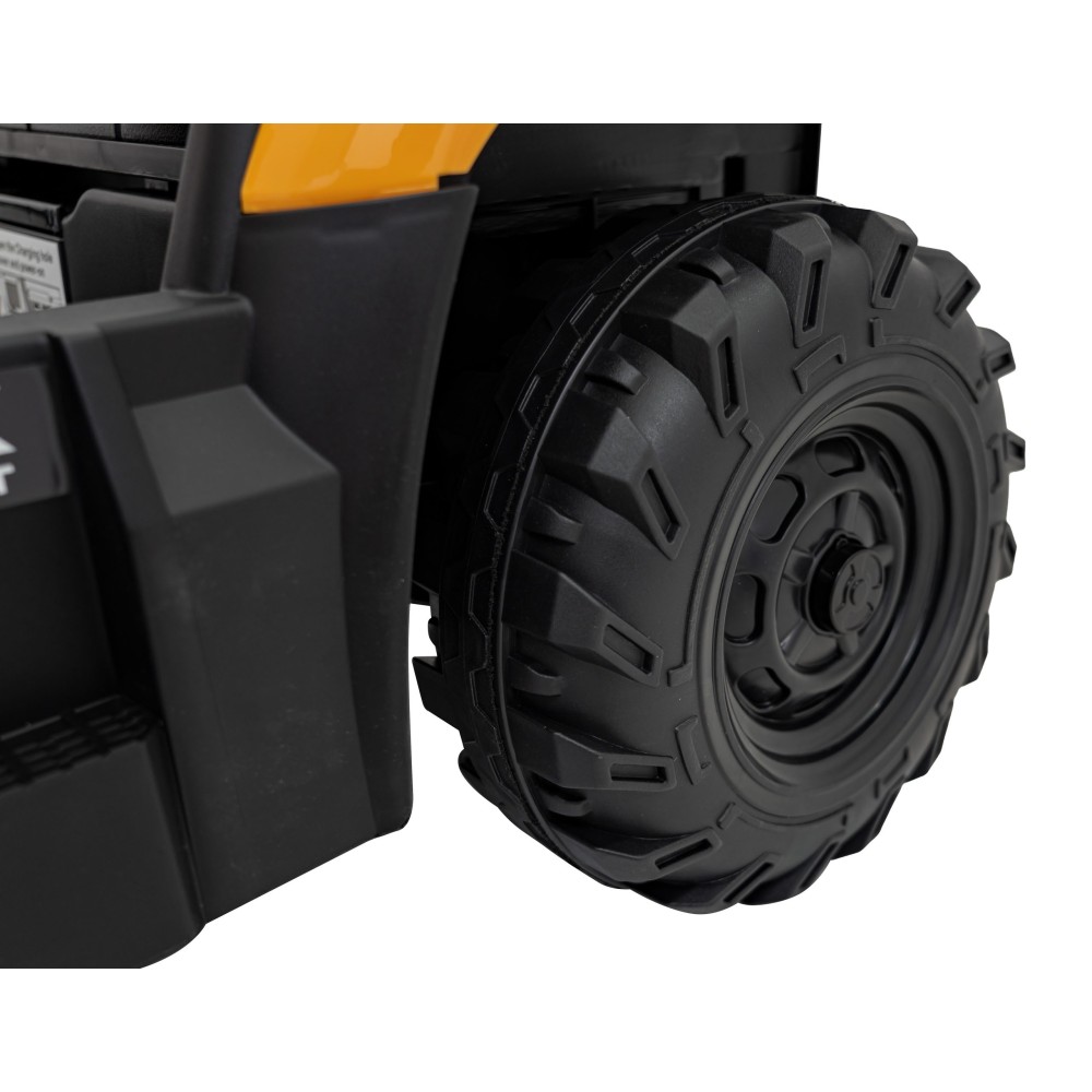 JOKO Elektrický Traktor JCB s naberačkou + diaľkové ovládanie 2,4Ghz, žltý