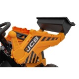 JOKO Elektrický Traktor JCB s naberačkou + diaľkové ovládanie 2,4Ghz, žltý