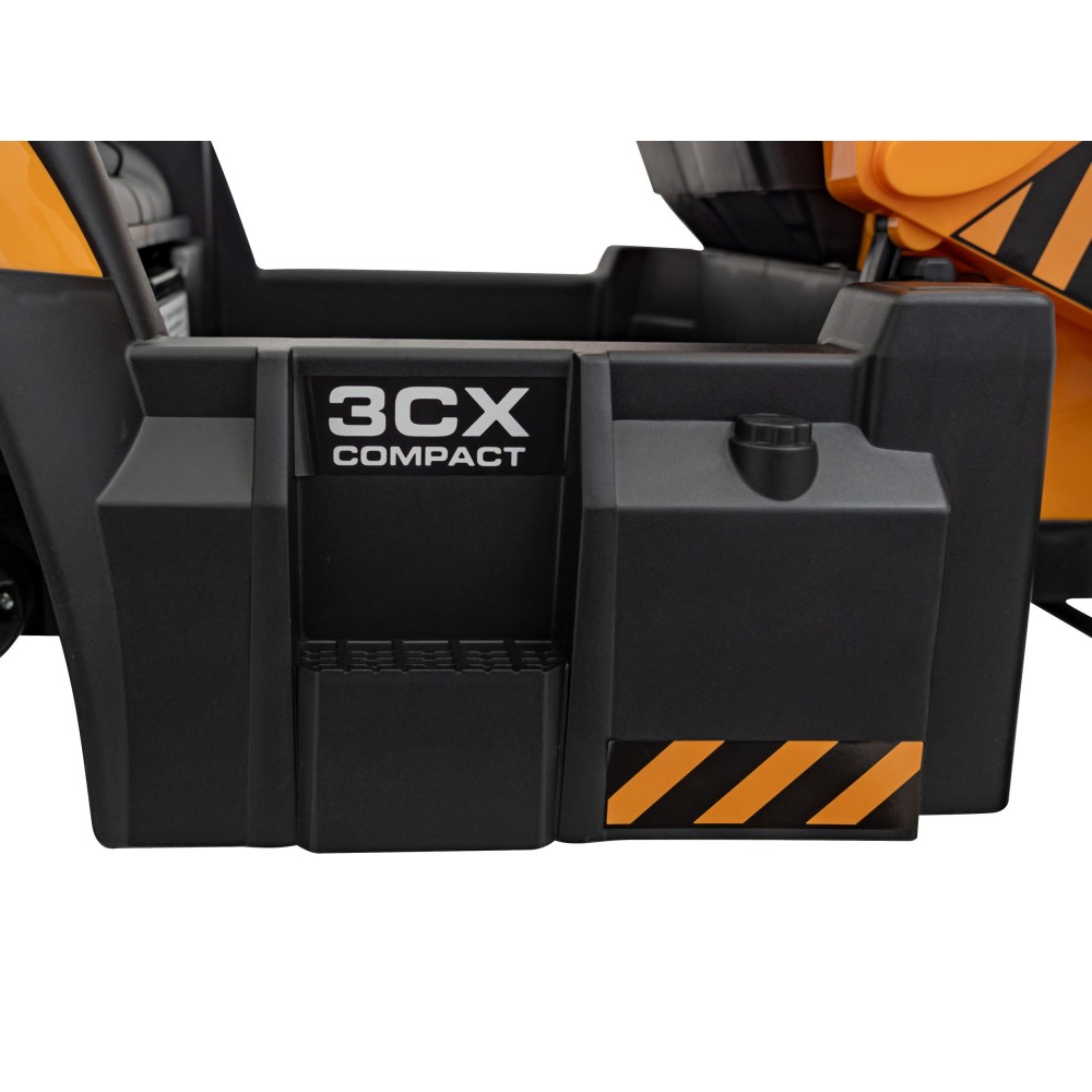 JOKO Elektrický Traktor JCB s naberačkou + diaľkové ovládanie 2,4Ghz, žltý