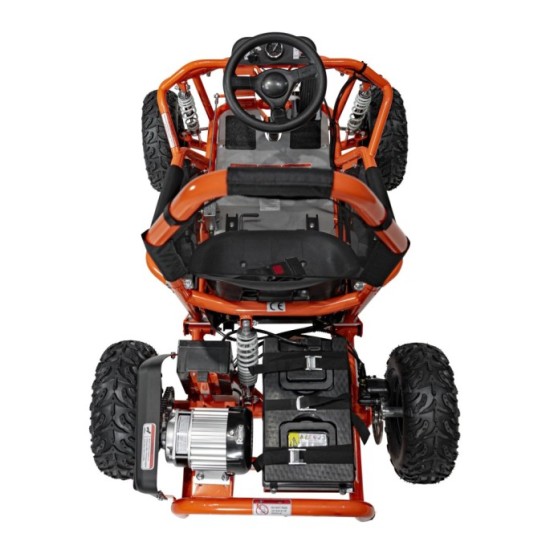 Joko, Elektrická bugina MUD MONSTER 1000W, rýchlosť 30km/h, nosnosť 68kg, oranžová