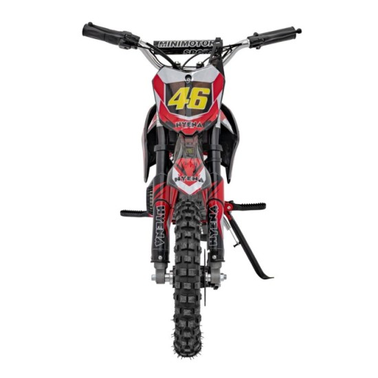 RAMIGO Elektrická motorka RENEGADE 50R, 500W 36V/9AH, nafukovacie kolesá, rýchlosť 24km/h, nosnosť 70kg, červená