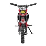 RAMIGO Elektrická motorka RENEGADE 50R, 500W 36V/9AH, nafukovacie kolesá, rýchlosť 24km/h, nosnosť 70kg, červená