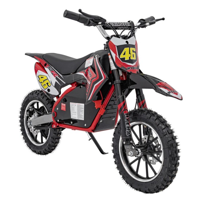 RAMIGO Elektrická motorka RENEGADE 50R, 500W 36V/9AH, nafukovacie kolesá, rýchlosť 24km/h, nosnosť 70kg, červená