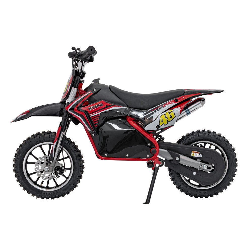 RAMIGO Elektrická motorka RENEGADE 50R, 500W 36V/9AH, nafukovacie kolesá, rýchlosť 24km/h, nosnosť 70kg, červená