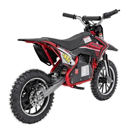 RAMIGO Elektrická motorka RENEGADE 50R, 500W 36V/9AH, nafukovacie kolesá, rýchlosť 24km/h, nosnosť 70kg, červená