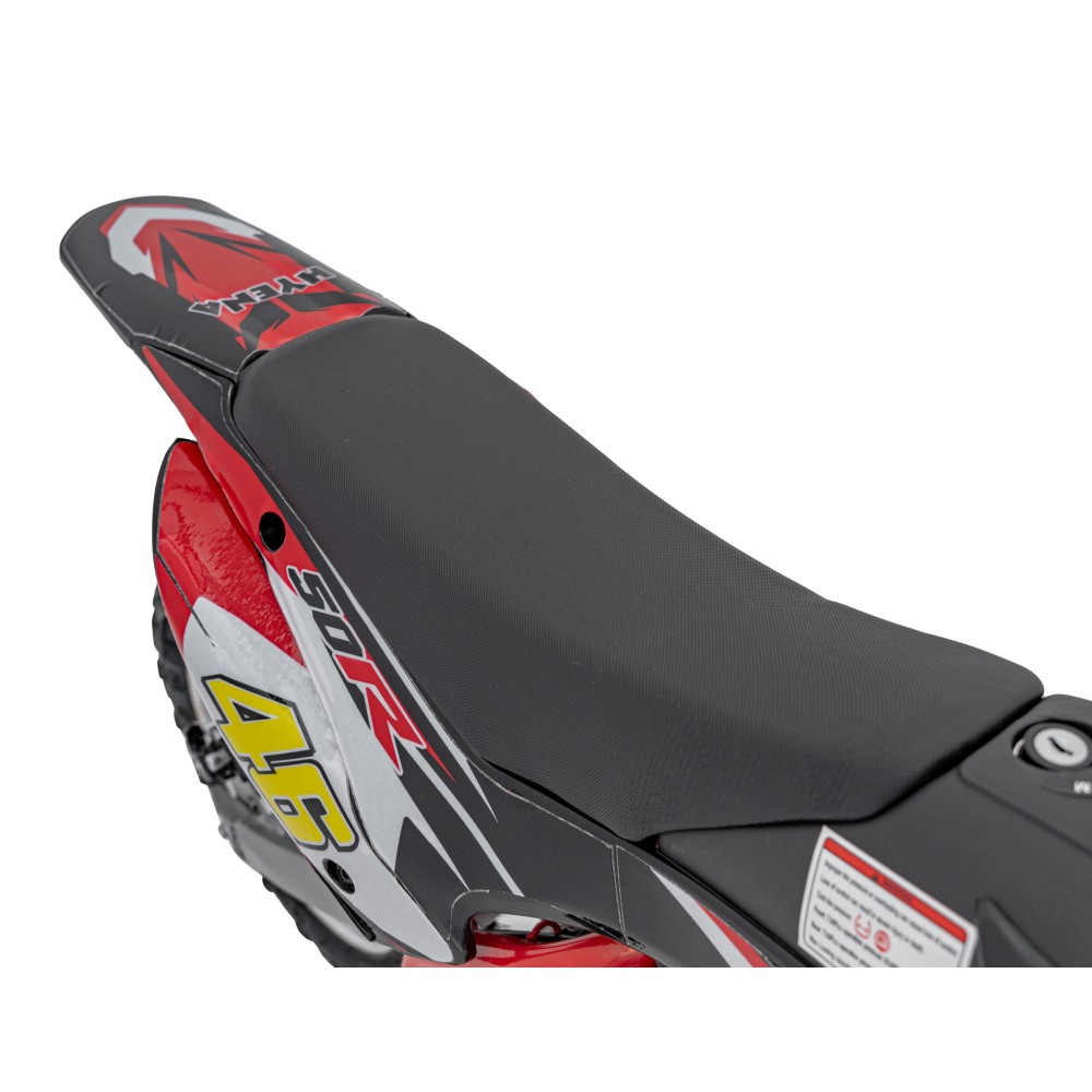 RAMIGO Elektrická motorka RENEGADE 50R, 500W 36V/9AH, nafukovacie kolesá, rýchlosť 24km/h, nosnosť 70kg, červená