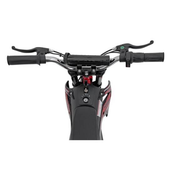 RAMIGO Elektrická motorka RENEGADE 50R, 500W 36V/9AH, nafukovacie kolesá, rýchlosť 24km/h, nosnosť 70kg, červená