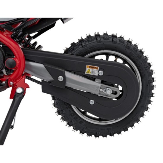 RAMIGO Elektrická motorka RENEGADE 50R, 500W 36V/9AH, nafukovacie kolesá, rýchlosť 24km/h, nosnosť 70kg, červená