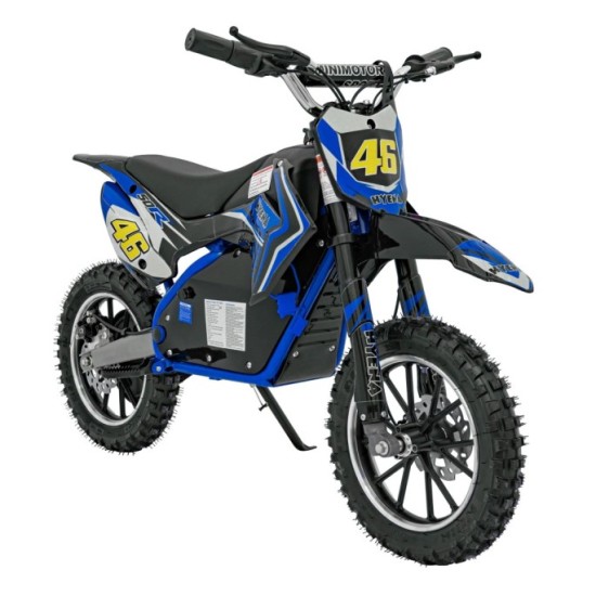 JOKO Elektrická motorka RENEGADE 50R, 500W 36V/9AH, nafukovacie kolesá, rýchlosť 24km/h, nosnosť 70kg, modrá