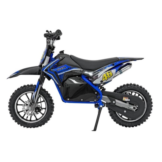 JOKO Elektrická motorka RENEGADE 50R, 500W 36V/9AH, nafukovacie kolesá, rýchlosť 24km/h, nosnosť 70kg, modrá