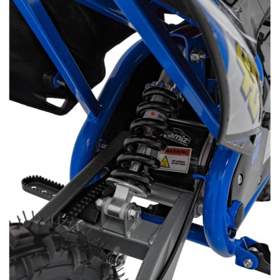 JOKO Elektrická motorka RENEGADE 50R, 500W 36V/9AH, nafukovacie kolesá, rýchlosť 24km/h, nosnosť 70kg, modrá