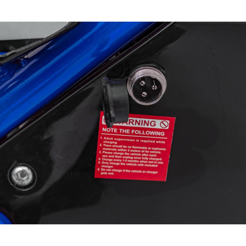 JOKO Elektrická motorka RENEGADE 50R, 500W 36V/9AH, nafukovacie kolesá, rýchlosť 24km/h, nosnosť 70kg, modrá