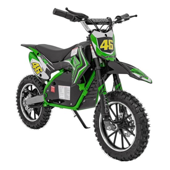 RAMIGO Elektrická motorka RENEGADE 50R, 500W 36V/9AH, nafukovacie kolesá, rýchlosť 24km/h, nosnosť 70kg, zelená