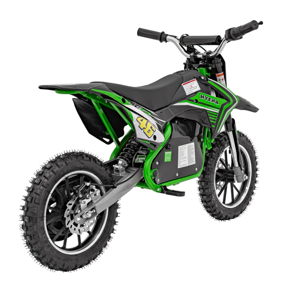 RAMIGO Elektrická motorka RENEGADE 50R, 500W 36V/9AH, nafukovacie kolesá, rýchlosť 24km/h, nosnosť 70kg, zelená
