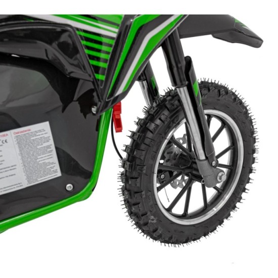 RAMIGO Elektrická motorka RENEGADE 50R, 500W 36V/9AH, nafukovacie kolesá, rýchlosť 24km/h, nosnosť 70kg, zelená