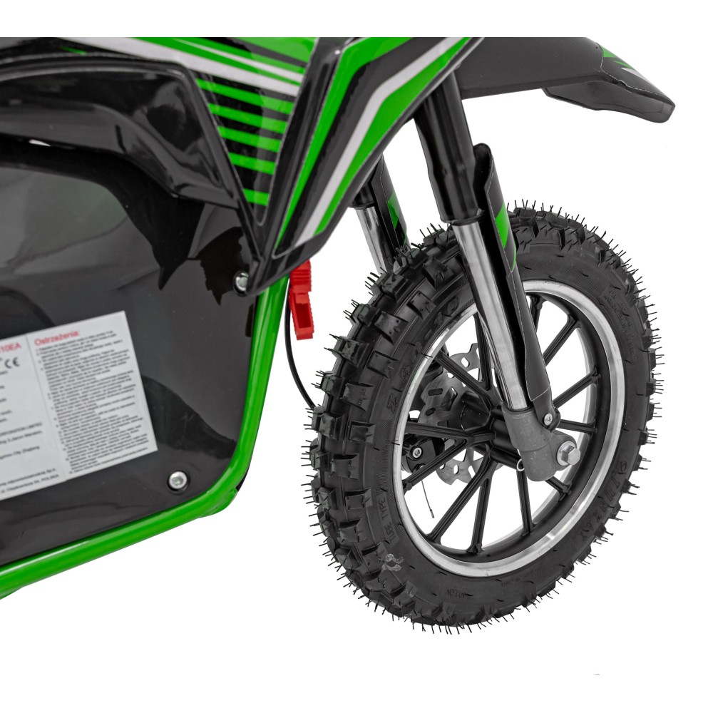 RAMIGO Elektrická motorka RENEGADE 50R, 500W 36V/9AH, nafukovacie kolesá, rýchlosť 24km/h, nosnosť 70kg, zelená