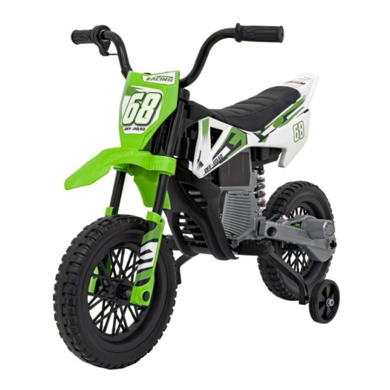 JOKO Elektrická Motorka Cross PANTONE 361C, zelená