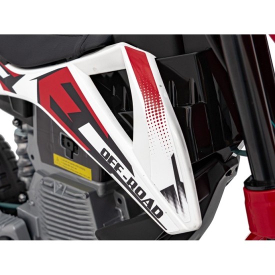 JOKO Elektrická Motorka Cross PANTONE 361C, červená