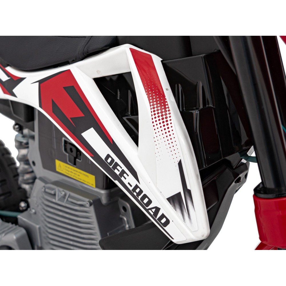 JOKO Elektrická Motorka Cross PANTONE 361C, červená