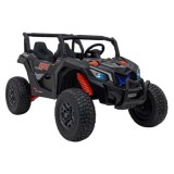 JOKO Elektrické autíčko BUGGY UTV X3 Off-Road 24V 4x200W, Dvojmiestne kožené sedadlo, nosnosť 90kg, penové kolesá, čierne