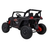 JOKO Elektrické autíčko BUGGY UTV X3 Off-Road 24V 4x200W, Dvojmiestne kožené sedadlo, nosnosť 90kg, penové kolesá, čierne