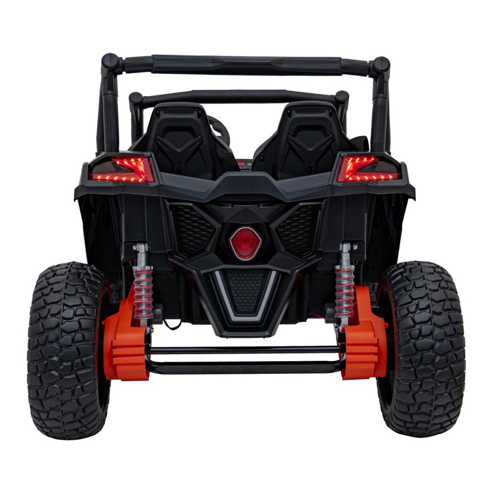 JOKO Elektrické autíčko BUGGY UTV X3 Off-Road 24V 4x200W, Dvojmiestne kožené sedadlo, nosnosť 90kg, penové kolesá, čierne