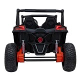JOKO Elektrické autíčko BUGGY UTV X3 Off-Road 24V 4x200W, Dvojmiestne kožené sedadlo, nosnosť 90kg, penové kolesá, čierne