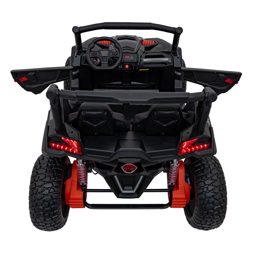 JOKO Elektrické autíčko BUGGY UTV X3 Off-Road 24V 4x200W, Dvojmiestne kožené sedadlo, nosnosť 90kg, penové kolesá, čierne