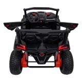JOKO Elektrické autíčko BUGGY UTV X3 Off-Road 24V 4x200W, Dvojmiestne kožené sedadlo, nosnosť 90kg, penové kolesá, čierne