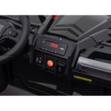JOKO Elektrické autíčko BUGGY UTV X3 Off-Road 24V 4x200W, Dvojmiestne kožené sedadlo, nosnosť 90kg, penové kolesá, čierne