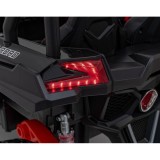 JOKO Elektrické autíčko BUGGY UTV X3 Off-Road 24V 4x200W, Dvojmiestne kožené sedadlo, nosnosť 90kg, penové kolesá, čierne