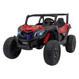 JOKO Elektrické autíčko BUGGY UTV X3 Off-Road 24V 4x200W, Dvojmiestne kožené sedadlo, nosnosť 90kg, penové kolesá, červené
