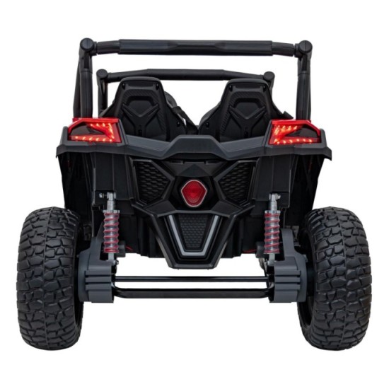 JOKO Elektrické autíčko BUGGY UTV X3 Off-Road 24V 4x200W, Dvojmiestne kožené sedadlo, nosnosť 90kg, penové kolesá, červené