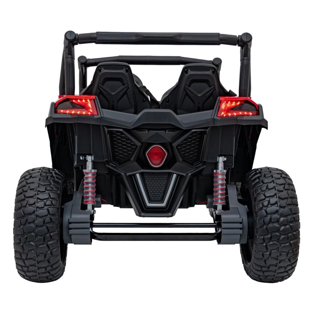 JOKO Elektrické autíčko BUGGY UTV X3 Off-Road 24V 4x200W, Dvojmiestne kožené sedadlo, nosnosť 90kg, penové kolesá, červené