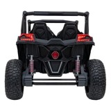 JOKO Elektrické autíčko BUGGY UTV X3 Off-Road 24V 4x200W, Dvojmiestne kožené sedadlo, nosnosť 90kg, penové kolesá, červené