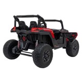 JOKO Elektrické autíčko BUGGY UTV X3 Off-Road 24V 4x200W, Dvojmiestne kožené sedadlo, nosnosť 90kg, penové kolesá, červené