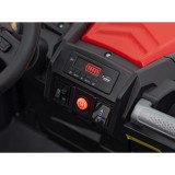 JOKO Elektrické autíčko BUGGY UTV X3 Off-Road 24V 4x200W, Dvojmiestne kožené sedadlo, nosnosť 90kg, penové kolesá, červené
