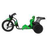 JOKO Elektrické Autíčko Motokára BIKE 21 s Funkciou DRIFTU, nafukovacie koleso, nosnosť 70kg, zelené